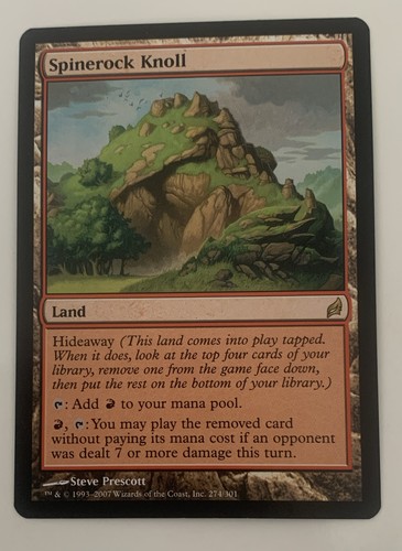 Mtg spinerock knoll lorwyn - mtg,