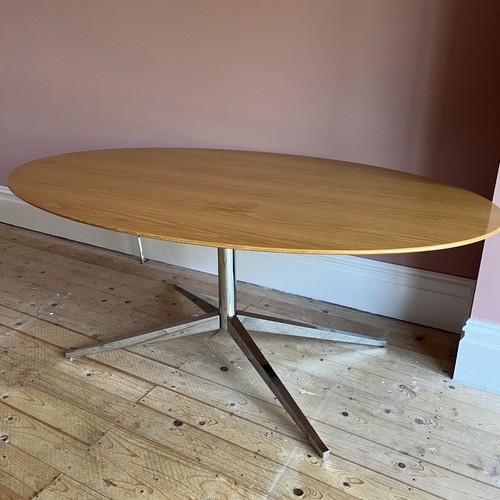 Florence knoll oval table - ,