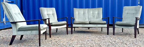 Parker knoll suite sofa - sofa, 3