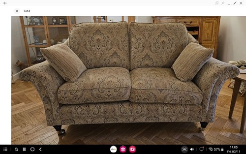 Designer parker knoll sofa - knoll,