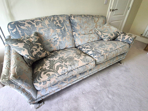 Paker knoll green floral - green,